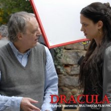 Dario Argento sul set del suo Dracula 3D accanto a sua figlia Asia
