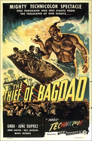 La locandina di Il ladro di Bagdad
