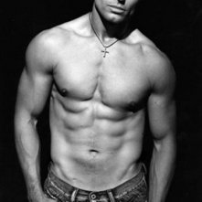 Marc Menard in una foto in bianco e nero