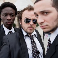 Ralph Amoussou, Ivanov Alban e William Lebghil nel film Les Mythos