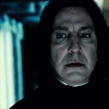 Alan Rickman in una sequanza di Harry Potter e i doni della morte parte 2