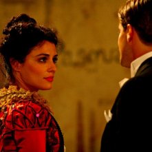 Giuseppe Moscati: Paola Casella in una scena della fiction con Ettore Bassi