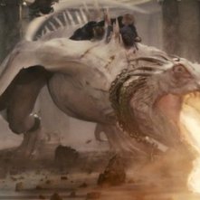 Harry Potter e i doni della morte - parte 2: una immagine della fuga da Gringotts