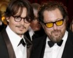 Johnny Depp e Julian Schnabel nella mano di Dante