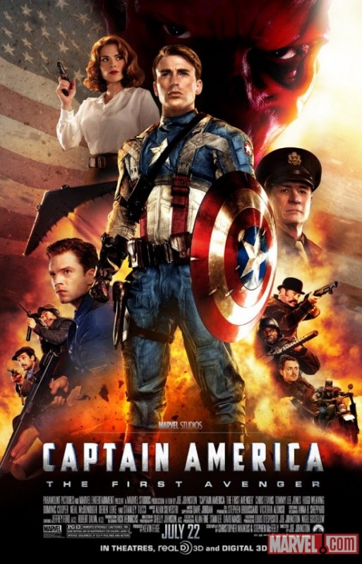 Una Ricca Locandina Per Captain America Il Primo Vendicatore 209410