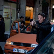 Gina Carano e Channing Tatum in una concitata scena di Haywire