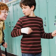 Zachary Gordon, combinaguai in Diary of a Wimpy Kid