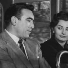 Anthony Quinn e Sophia Loren in Orchidea Nera