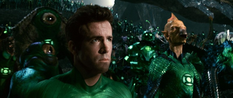Un Primo Piano Di Ryan Reynolds In Una Sequenza Di Lanterna Verde 2011 209812