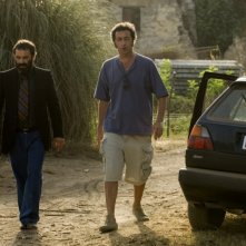 Domenico Centamore e Paolo Sorrentino sul set de Il Divo