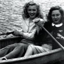 Diana Herbert e Marilyn Monroe sul set di Scudda Hoo! Scudda Hay!