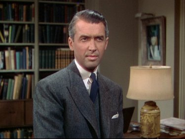 James Stewart in una scena del film Nodo alla gola