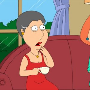 La madre di Lois scopre il tradimento del marito in Welcolme Back Carter della serie-tv I Griffin