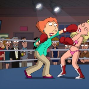 Lois diventa pugile in una scena di  Baby, You Knock Me Out de I Griffin