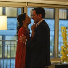 Madchen Amick e Tim Dekay nell'episodio Veiled Threat di White Collar