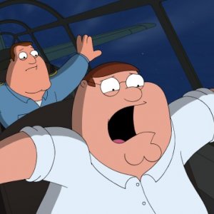 Peter con l'amico Joe Swanson nell'episodio Halloween on Spooner Street de I Griffin