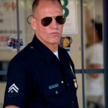 Un primo piano di Woody Harrelson in Rampart