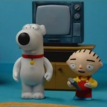 Brian e Stewie in una curiosa scena di Road to the Multiverse della serie-tv I Griffin