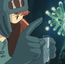 Un'immagine tratta dal film Nausicaa della valle del vento