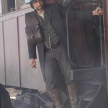 Anson Mount in una scena della nuova serie AMC Hell on Wheels