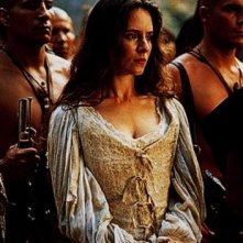 Madeleine Stowe in una scena del film L'ultimo dei mohicani (1992)