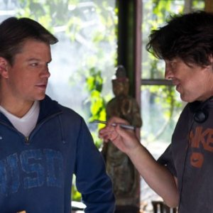 Cameron Crowe e Matt Damon sul set di We Bought a Zoo