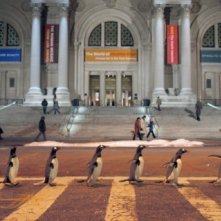 Una scena del film i Pinguini di Mister Popper