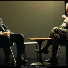 Christopher Plummer e Russell Crowe in una scena del film Insider - Dietro la verità di Michael Mann