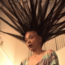 Un'inquietante immagine del film di Sion Sono Exte: Hair Extensions