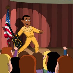 Il presidente Obama nell'episodio della stagione 9 de I Griffin, New Kidney in Town