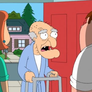 Lois, Peter e Herbert in una scena dell'episodio German Guy de I Griffin