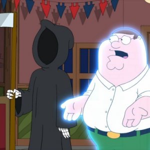 Peter e la Morte in una scena dell'episodio Friends of Peter G. de I Griffin