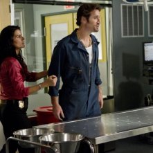 Angie Harmon in una scena dell'episodio Sailor Man di Rizzoli & Isles