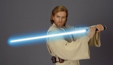 Ewan McGregor in un'immagine promo per Star Wars