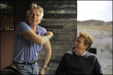 McGregor e Polanski sul set de L'uomo nell'ombra