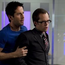 Neil Grayston e Niall Matter nell'episodio Reprise di Eureka