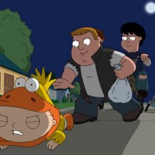 Una scena di Halloween on Spooner Street quarto episodio della stagione 9 de I Griffin