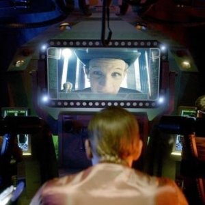 Una foto di scena dell'episodio Let's Kill Hitler di Doctor Who