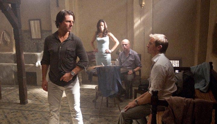 Tom Cruise Jeremy Renner Paula Patton E Simon Pegg In Una Scena Corale Di Mission Impossible Protoco 212095