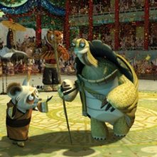 Kung Fu Panda, una sequenza del film