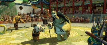 Kung Fu Panda, una sequenza del film