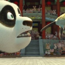 Kung Fu Panda, Po in una sequenza del film