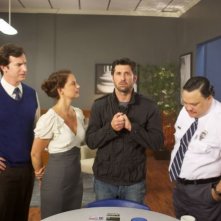 Patrick Dempsey e Ashley Judd (al centro) nel film Le regole della truffa