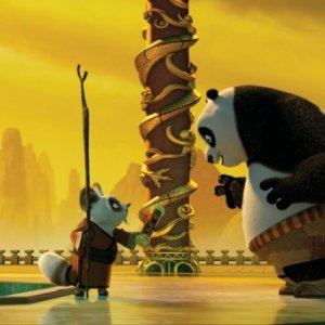 Una scena del sequel di Kung Fu Panda