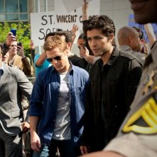 Adrian Grenier, Scott Caan e Kevin Connolly in una scena dell'episodio Whiz Kid dell'ottava stagione di Entourage