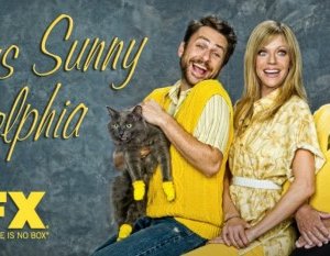 Un poster con sviluppo orizzontale della stagione 7 della serie C'è sempre il sole a Philadelphia