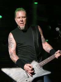 Una foto di James Hetfield