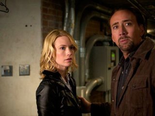Nicolas Cage con January Jones in Solo per vendetta (2011)