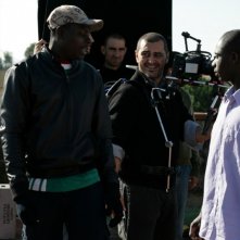Una immagine dal set del film Là-bas (2011)