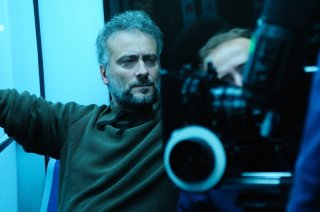 Daniele Gaglianone sul set di Ruggine (2011)